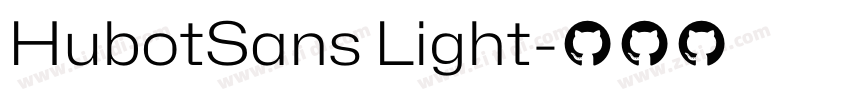 HubotSans Light字体转换 HubotSans Light字体转换